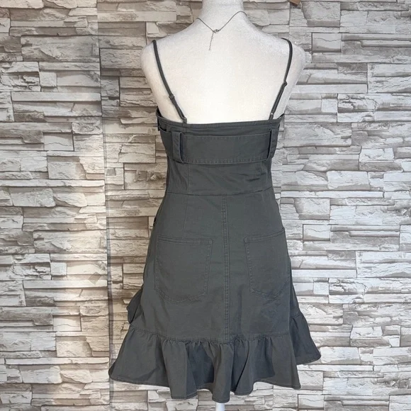 URBAN REVIVO GRAY MINI DRESS - Picture 7 of 13